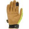 Lift Safety OPTION Glove HiViz Synthetic Leather with Air Mesh GON-17HVBR2L